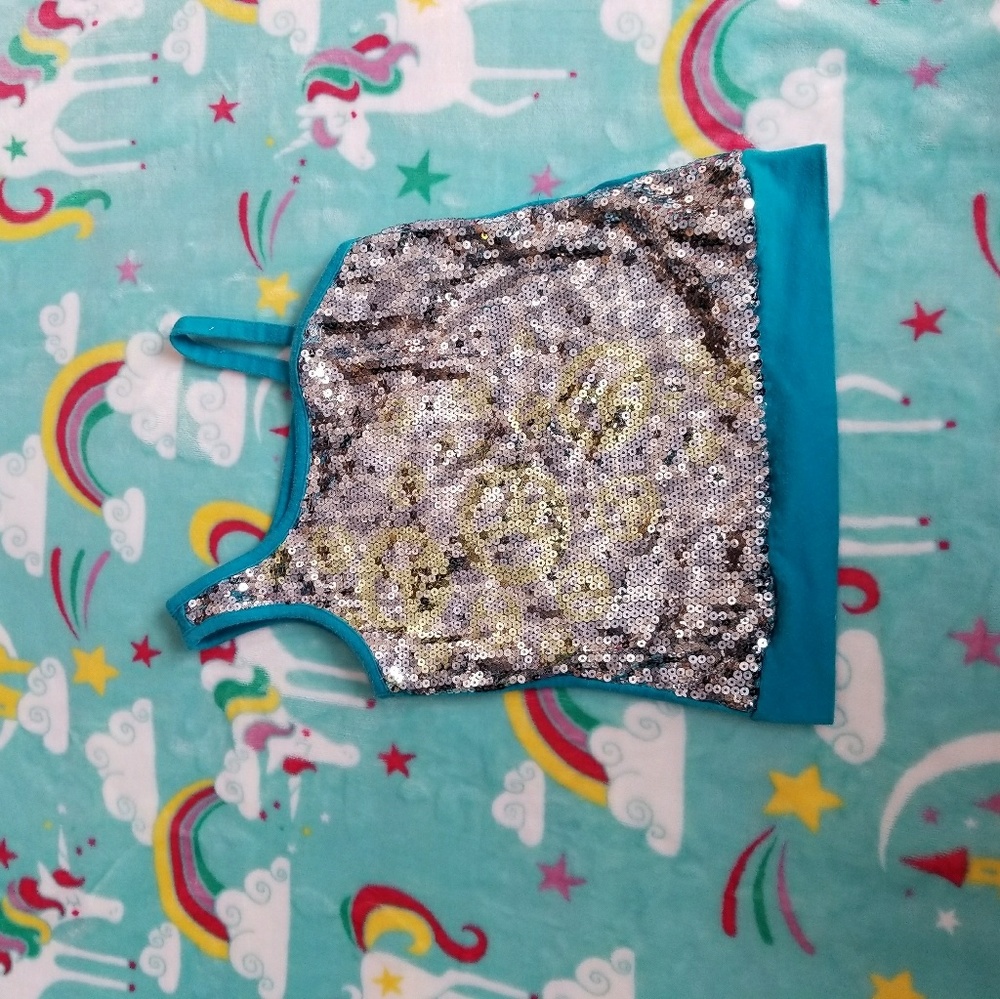 💟NWOT Girls Sequin Tank💟